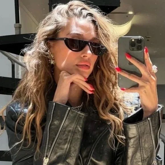 NEW SAINT LAURENT SL563 001 CAT EYE BLACK WOMEN SL 563 SUNGLASSES SAINT LAURENT - Picture 1 of 12